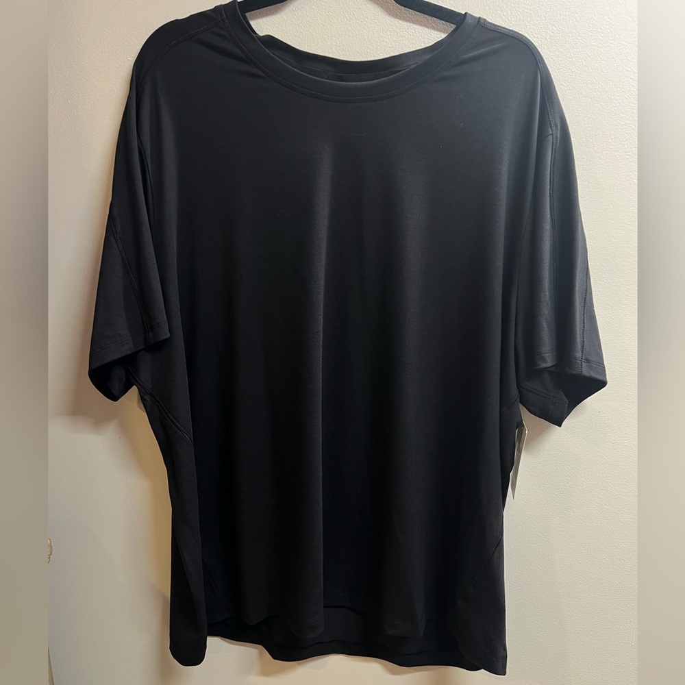 Ozark Trail Men's Black Performance Short Sleeve Crew Shirt